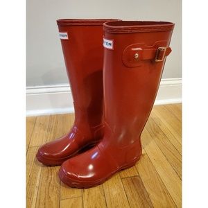 HUNTER Tall Gloss Rain Boots